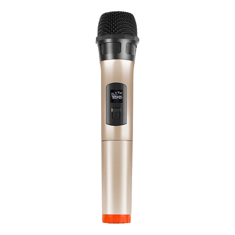 Wireless dynamic microphone UHF PULUZ PU628J 3.5mm (gold)_0