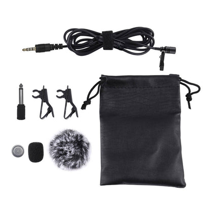 Microphone with a clip PULUZ 3.5mm Jack 6m_1