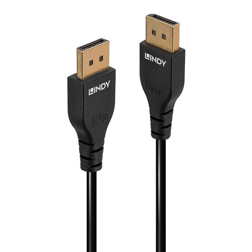 Cabo DisplayPort 1.4 LINDY / Slim / Preto / 1819725_0