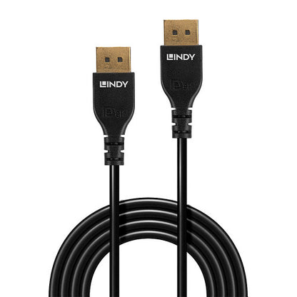 Cabo DisplayPort 1.4 LINDY / Slim / Preto / 1819726_1