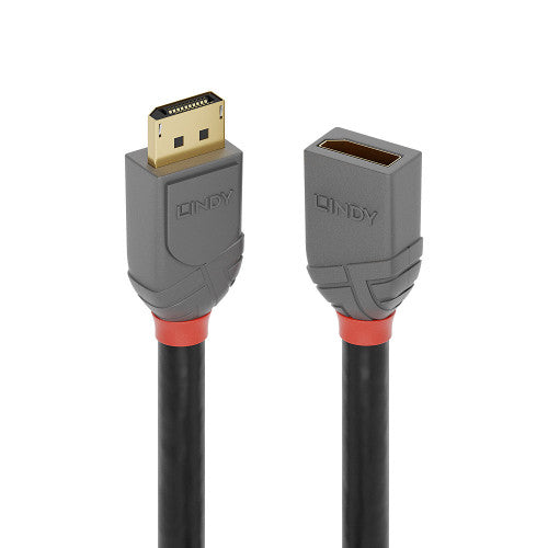 Cabo de Extensão DisplayPort 1.4 LINDY / Preto / 1909802_0