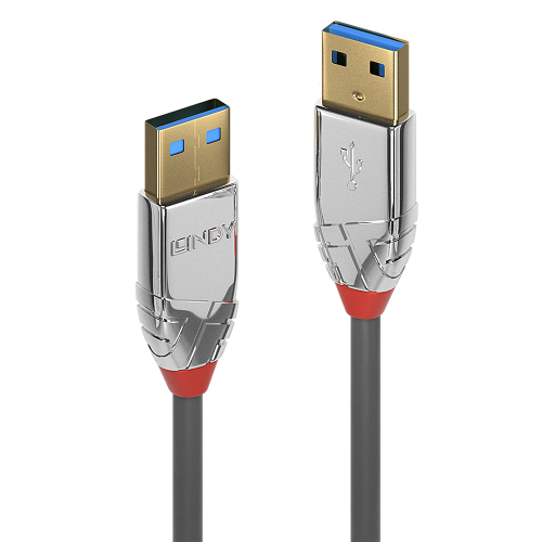 Lindy 36629 cable USB USB 3.2 Gen 1 (3.1 Gen 1) 5 m USB A Gris_0
