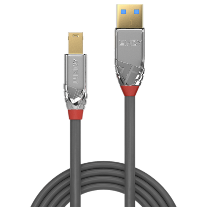 Lindy 36662 cable USB USB 3.2 Gen 1 (3.1 Gen 1) 2 m USB A USB B Gris_1