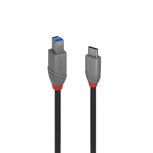Lindy 36665 cable USB USB 3.2 Gen 1 (3.1 Gen 1) 0,5 m USB C USB B Negro_0