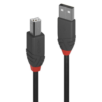 Lindy 36672 cable USB USB 2.0 1 m USB A USB B Negro_0