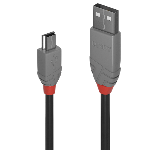 Lindy 36720 cable USB USB 2.0 0,2 m USB A Mini-USB B Negro_0