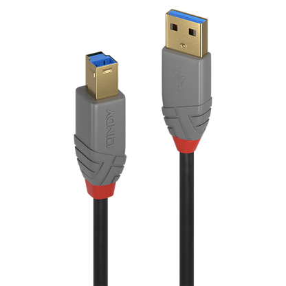 Lindy 36744 cable USB USB 3.2 Gen 1 (3.1 Gen 1) 5 m USB A USB B Negro_0