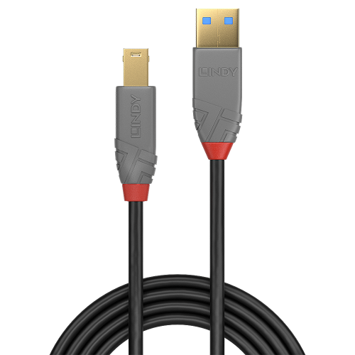 Lindy 36744 cable USB USB 3.2 Gen 1 (3.1 Gen 1) 5 m USB A USB B Negro_2