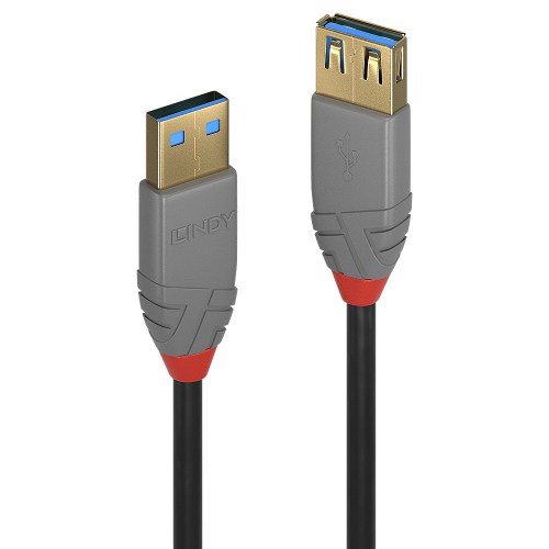 Cabo de Extensão USB 3.2 LINDY / Preto / 1909809_0
