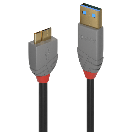 CAVO USB 3.0 TIPO A A MICRO-B ANTHRA LINE, 1M_1
