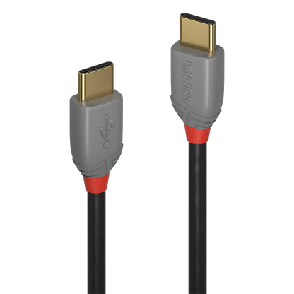 Lindy 36872 cable USB USB 2.0 2 m USB C Negro, Gris_0