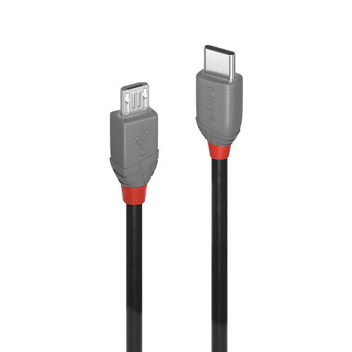Lindy 36893 cable USB USB 2.0 3 m USB C Micro-USB B Negro_0