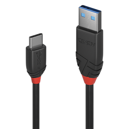 Cabo USB 3.2 Gen 2 LINDY / USB-A para USB-C / Preto_1