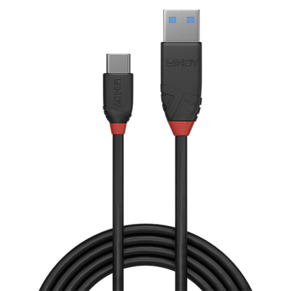 Cabo USB 3.2 Gen 2 LINDY / USB-A para USB-C / Preto_2
