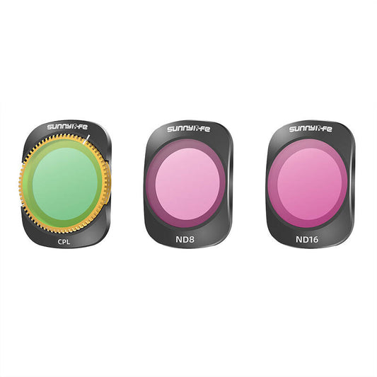 3 filters CPL+ND8+ND16 Sunnylife for Pocket 3_0