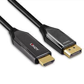 Adaptador DisplayPort para HDMI LINDY / 8K60 / Preto / 1909973_2