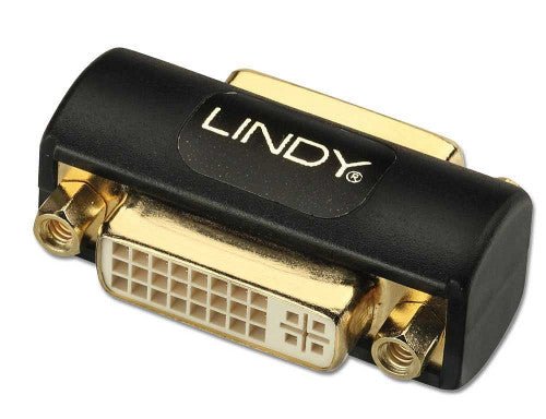DVI-I Doppelkupplung LINDY / Preto / 41233_0