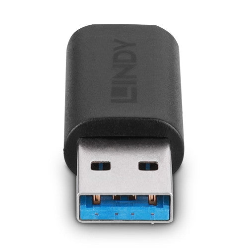 Lindy 41904 cambiador de gÃ©nero para cable USB 3.2 Type A USB 3.2 Type C Negro_3