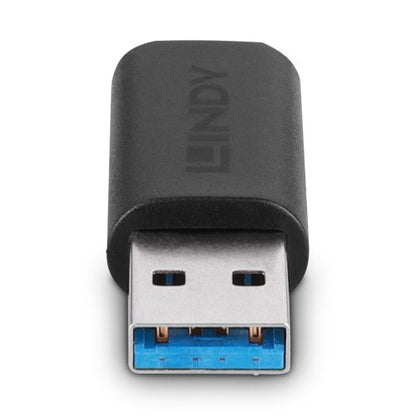 Lindy 41904 cambiador de gÃ©nero para cable USB 3.2 Type A USB 3.2 Type C Negro_3