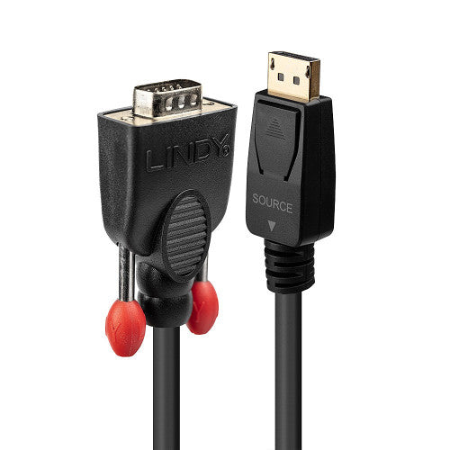 Lindy 41942 adaptador de cable de vÃ­deo 2 m VGA (D-Sub) DisplayPort Negro_0