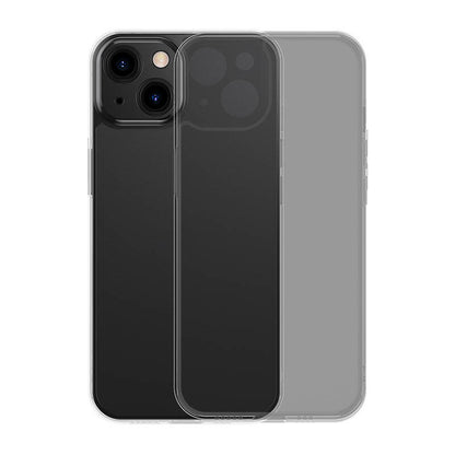 Baseus Frosted Glass Case Cover for iPhone 13 Pro Hard Cover with Gel Frame black (ARWS001001)_1