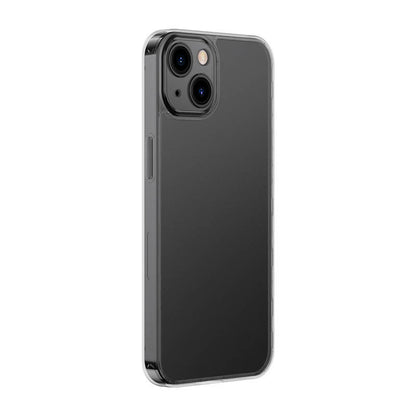 Baseus Frosted Glass Case Cover for iPhone 13 Pro Hard Cover with Gel Frame black (ARWS001001)_7