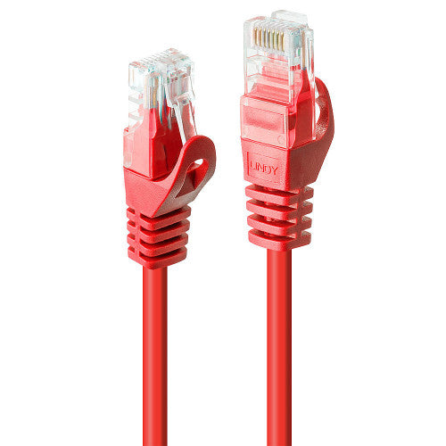 Lindy 48181 cable de red Rojo 0,5 m Cat6 U/UTP (UTP)_0