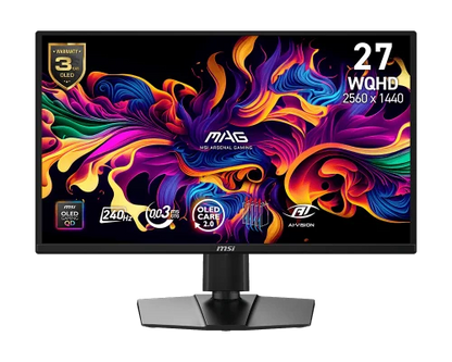 MSI MONITOR MAG 272QP QD-OLED X24. 26.5" 2560x1440 QD-OLED PLANO. 2400HZ. NEGRO_0