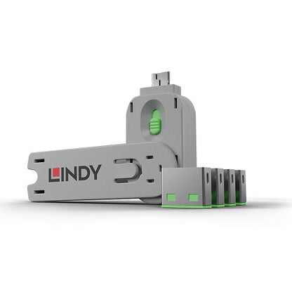 USB Port Schloss (4 StÃ¼ck) mit SchlÃ¼ssel, Diebstahlschutz_0