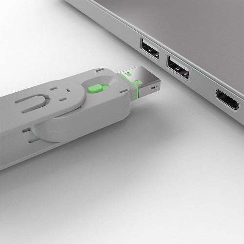 USB Port Schloss (4 StÃ¼ck) mit SchlÃ¼ssel, Diebstahlschutz_2