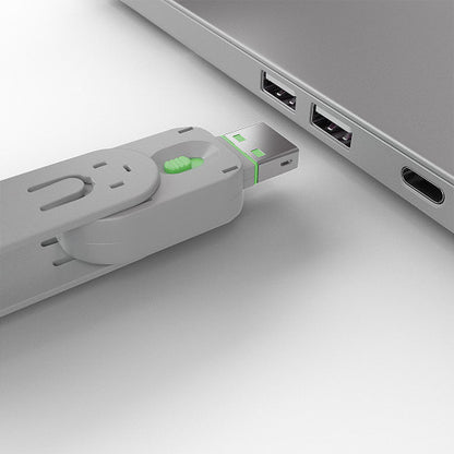 USB Port Schloss (4 StÃ¼ck) mit SchlÃ¼ssel, Diebstahlschutz_2