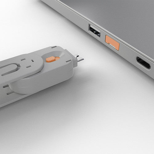 USB Port Schloss LINDY / Preto / 4 Peças com Chave, Proteção Antirroubo 40453_3