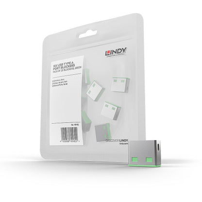 USB Port Schloss LINDY / Preto / 10 Peças / Antivandalismo_0