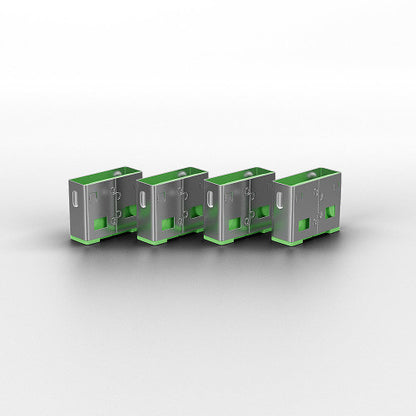 USB Port Schloss LINDY / Preto / 10 Peças / Antivandalismo_1