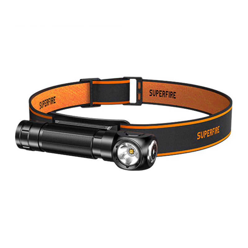 2-in-1 Headlamp Superfire TH04, 600lm, USB-C_0