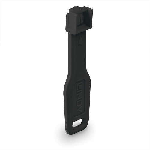 Lindy 47891 bloqueador de puerto Bloqueador de puerto + clave RJ-45 Negro Acrilonitrilo butadieno estireno (ABS) 10 pieza(s)_1