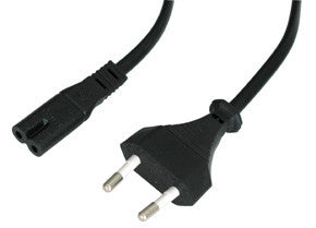 Lindy 30423 cable de transmisiÃ³n Negro 5 m CEE7/16 C7 acoplador_0