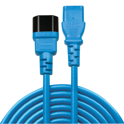 Lindy 30470 cable de transmisiÃ³n Azul 0,5 m C14 acoplador C13 acoplador_1