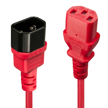 Lindy 30478 cable de transmisiÃ³n Rojo 2 m C14 acoplador C13 acoplador_0