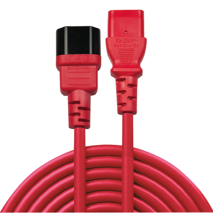 Lindy 30478 cable de transmisiÃ³n Rojo 2 m C14 acoplador C13 acoplador_1