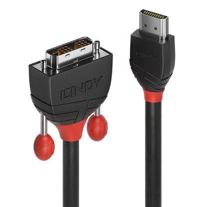 Lindy 36270 adaptador de cable de vÃ­deo 0,5 m HDMI tipo A (EstÃ¡ndar) DVI-D Negro_0