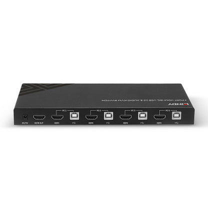 KVM Switch HDMI 4K60 LINDY / Preto / 32810_4