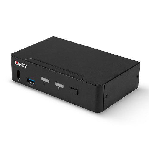 2 Port KVM Switch, DisplayPort 1.4, USB 3.0 & Audio, KVM-Switch_0