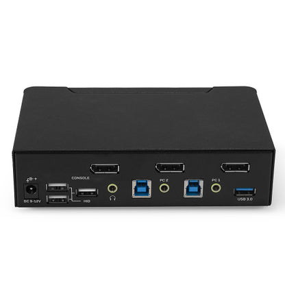 2 Port KVM Switch, DisplayPort 1.4, USB 3.0 & Audio, KVM-Switch_3