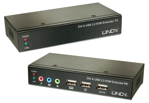 EXTENDER KVM CAT.6 DVI USB AUDIO_2