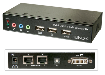EXTENDER KVM CAT.6 DVI USB AUDIO_4