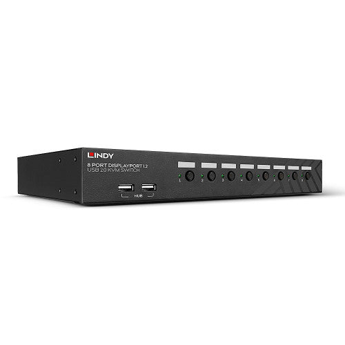 8 Port DisplayPort 1.2 & USB 2.0 KVM Switch, KVM-Switch_0