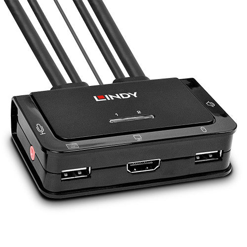 Lindy 42340 interruptor KVM Negro_0