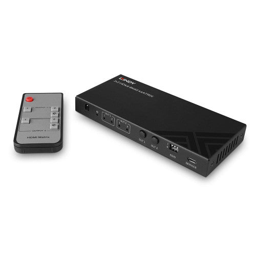 Switch HDMI LINDY 2x2 8K60 / Preto / 38313_0