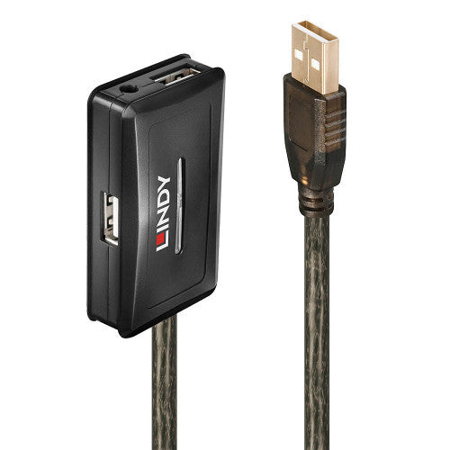 USB Hub LINDY / Preto / 10m / USB 2.0_0